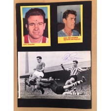 Signed picture of Peter Swan the Sheffield Wedsnesday footballer.